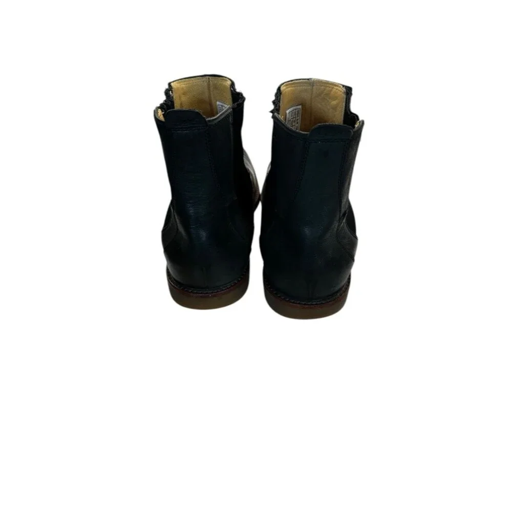UGG Stevenson Chelsea Boots Mens 11.5 Black Leather Slip On Ankle Dress Casual